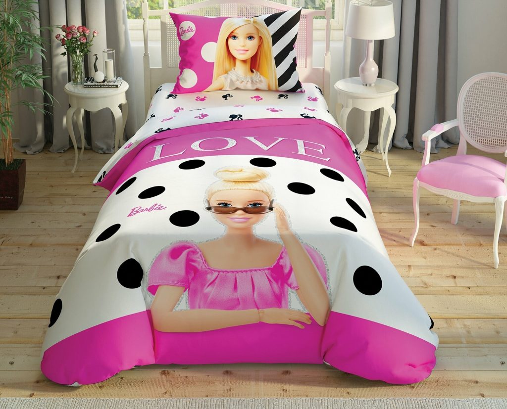 barbie bed linen